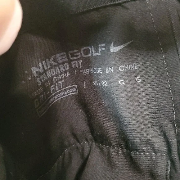 Nike 4pc Mens Dri-Fit Golf Pants Size 35×32 Black Grey Performance Standard Fit - Picture 5 of 12